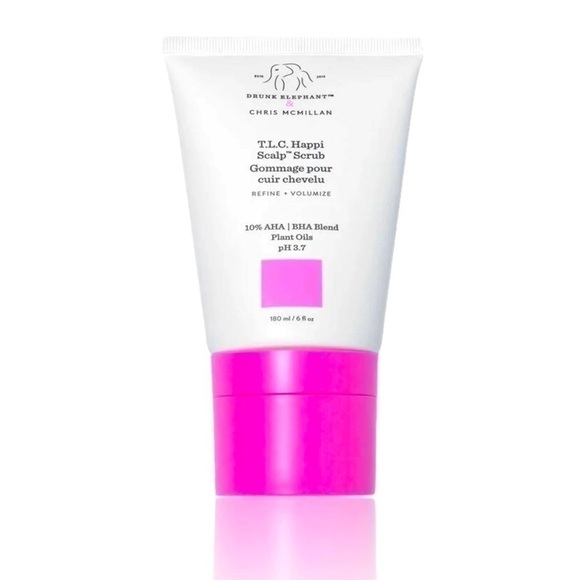 Drunk Elephant T.L.C. Happi Scalp Scrub
180 ml 6 fl oz PH 3.7 10% AHA BHA Blend - Picture 1 of 13